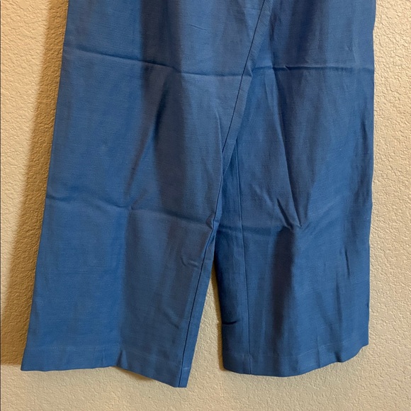 Sezane Blue Wide-Leg Trousers - Picture 3 of 7